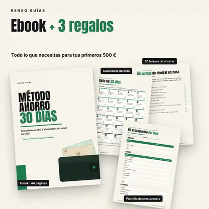 Método Ahorro 30 Días – Tus primeros 500 € ahorrados