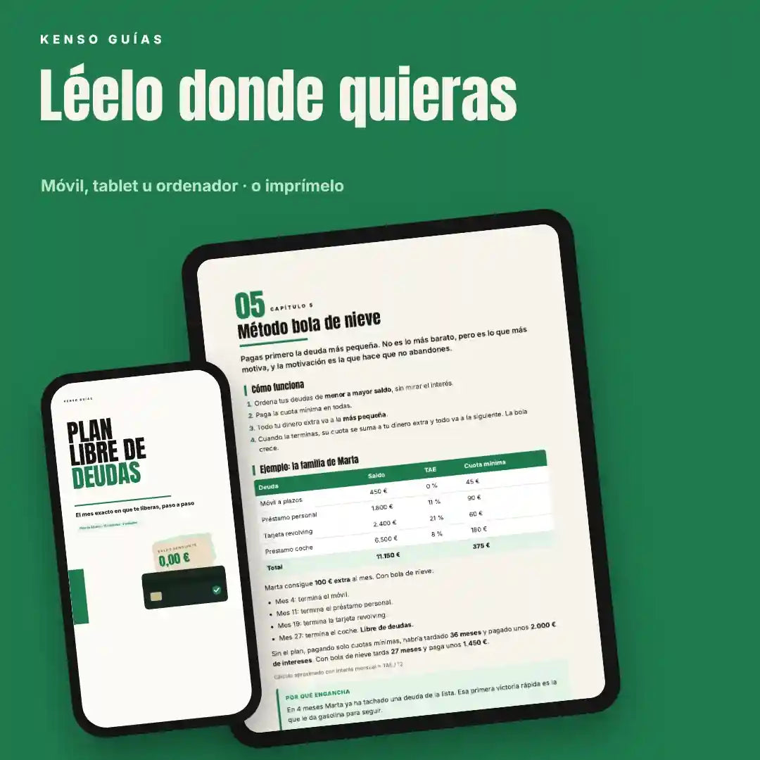 Plan Libre de Deudas – Sabe el mes exacto en que te liberas