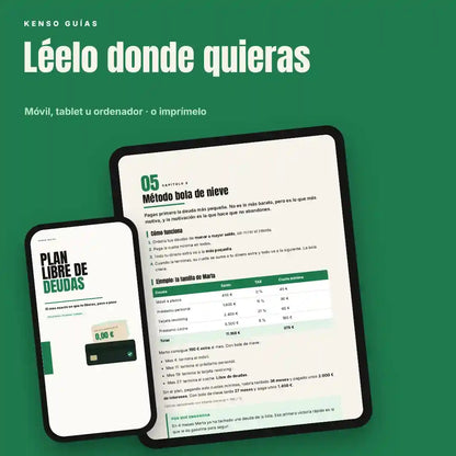 Plan Libre de Deudas – Sabe el mes exacto en que te liberas