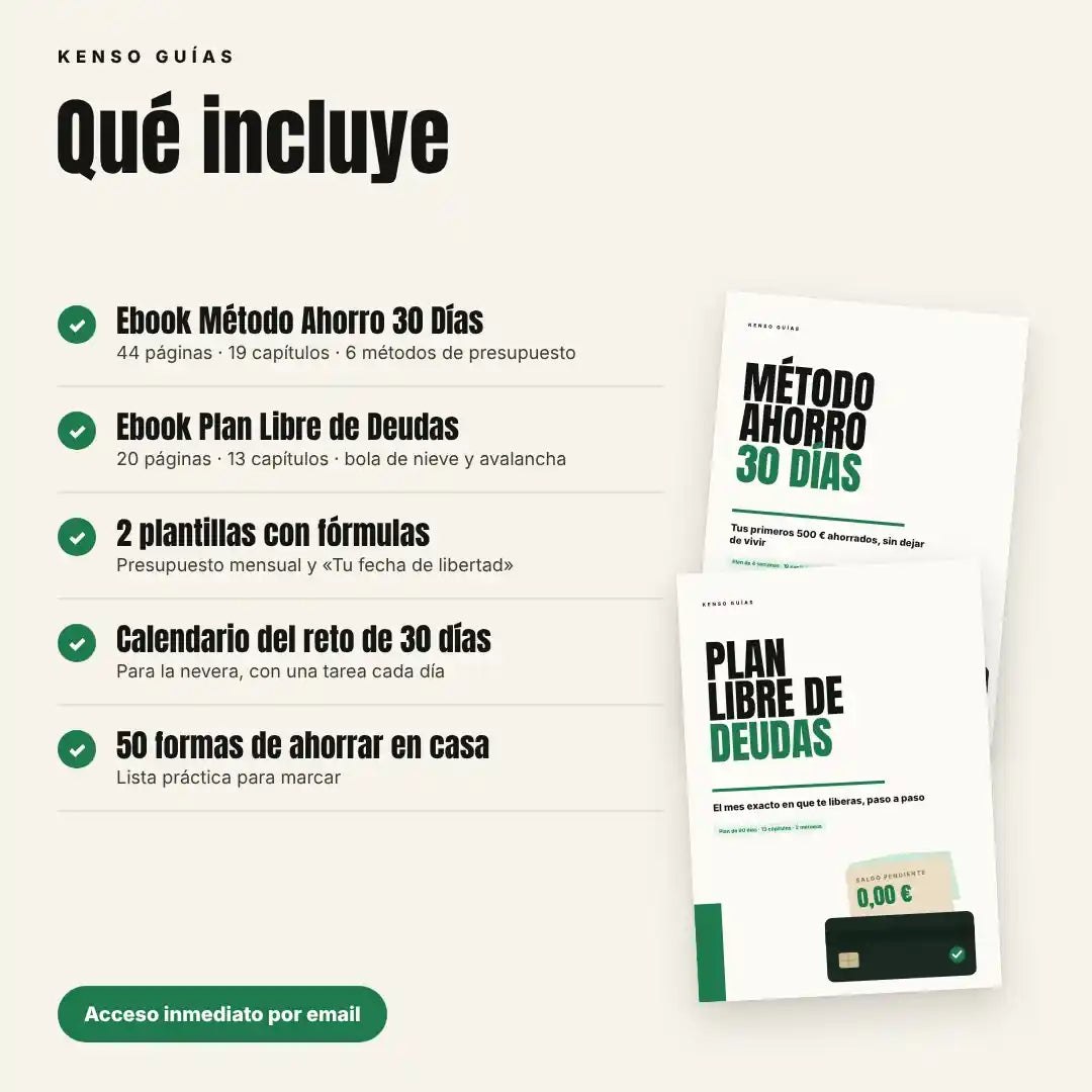 Pack Finanzas Kenso – Ahorra y sal de tus deudas