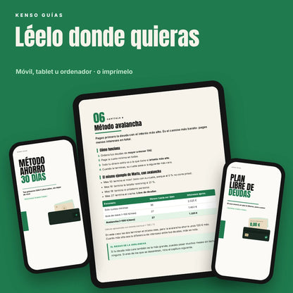 Pack Finanzas Kenso – Ahorra y sal de tus deudas
